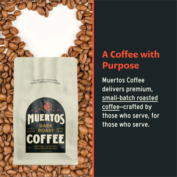 Muertos Coffee ad, Primera slide de carrusel en dos paneles
