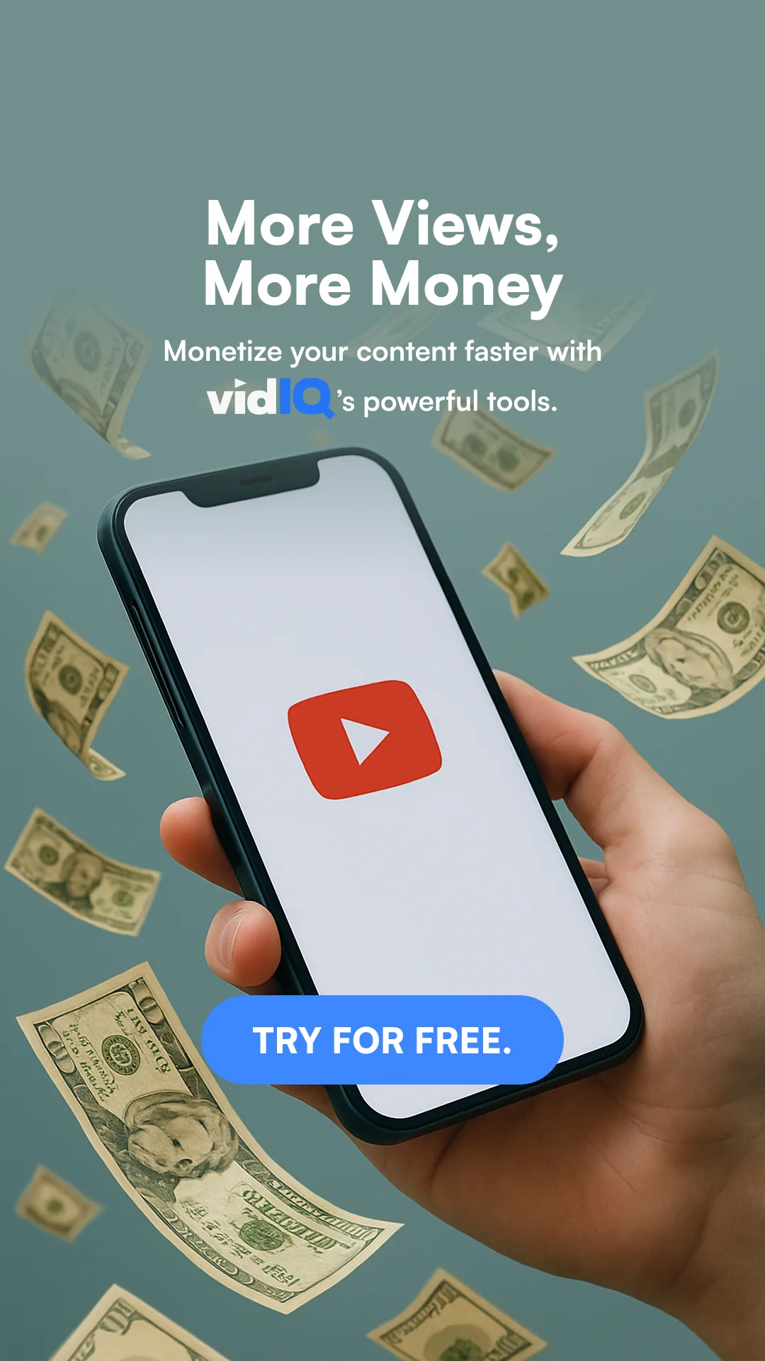 vidIQ ad, Un gancho distinto para cada formato · story