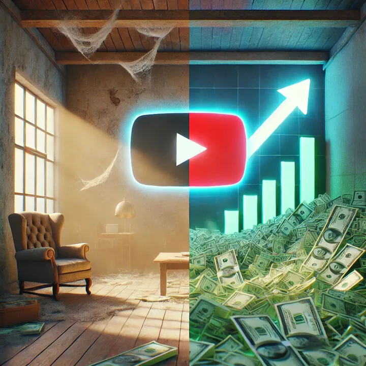 vidIQ ad, Antes y después del crecimiento