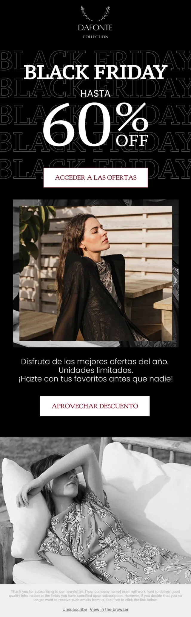 Campaña de email de Dafonte