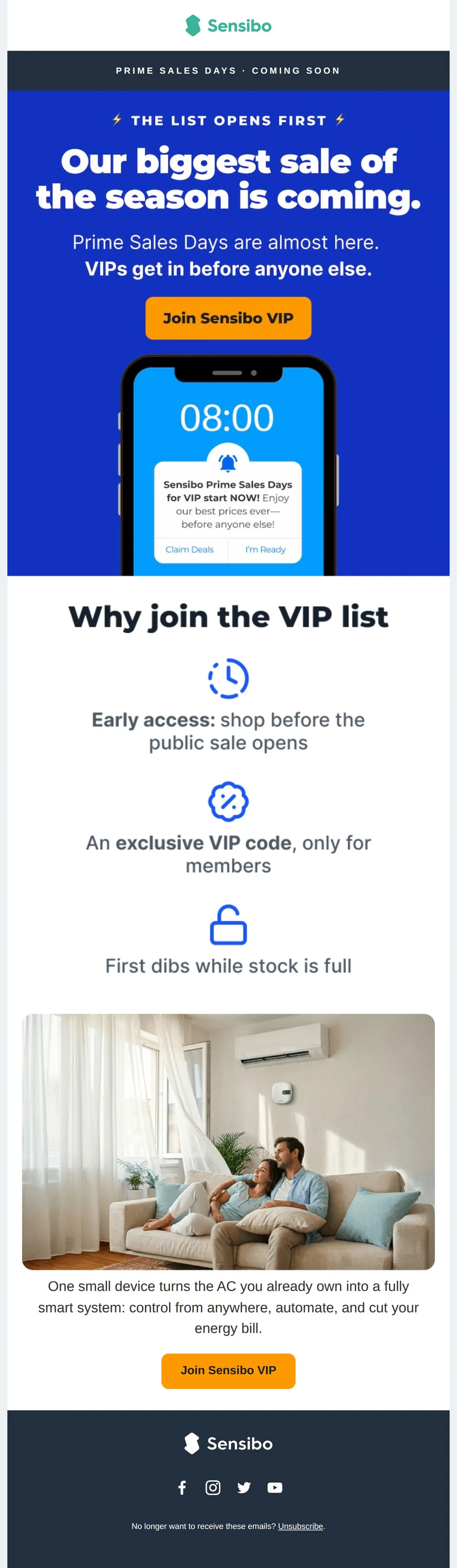 Teaser sin precio: la notificación marca el momento y tres razones se ganan el registro.