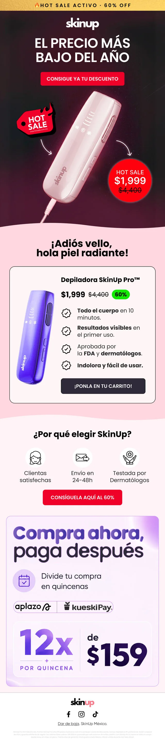El financiamiento cierra el email: en México, Aplazo y KueskiPay son lo que destraba un ticket de $2.000.